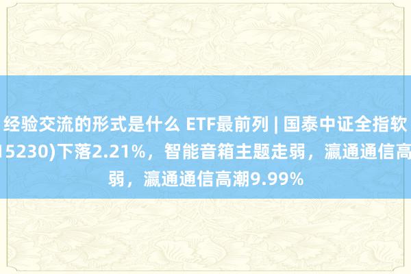 经验交流的形式是什么 ETF最前列 | 国泰中证全指软件ETF(515230)下落2.21%，智能音箱主题走弱，瀛通通信高潮9.99%